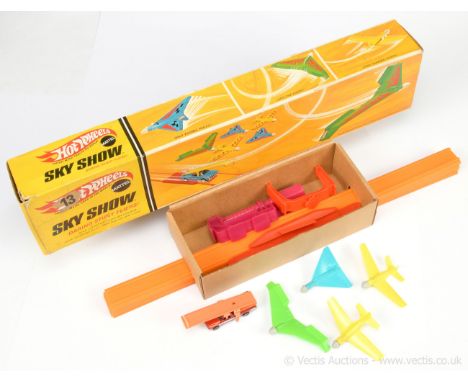 Hot Wheels (Mattel) 0-436 "Sky Show" set to include Custom Fleetline Pick-up with orange plastic ramp - finished in metallic 