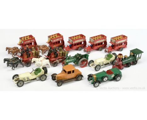Matchbox Models of Yesteryear unboxed group of early issues including Y1 Allchin Traction Engine; Y4 Shand Mason Horsedrawn F