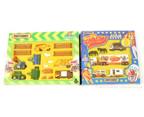 Matchbox MC803 "Circus Circus" Gift Set to include Convoy Series Articulated Truck &amp; Trailer, 23 x Superfast to include L