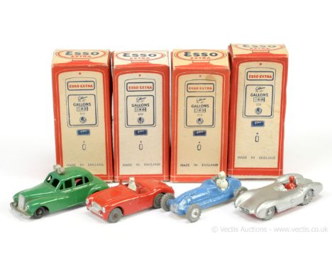 Morris &amp; Stone (Morestone) a group of "Esso" issues to include 5 Mobile "Police" Car - green, silver, black wheels; (2) 6