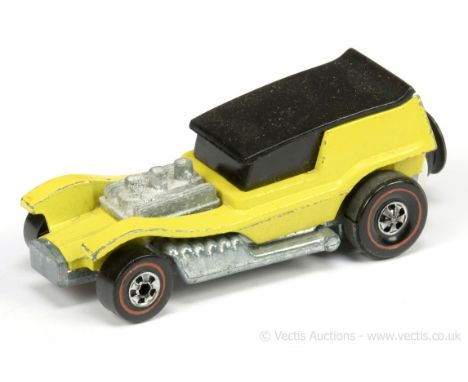 Hot Wheels (Mattel) - Redline - Revvers - finished in flat yellow body, black hood - overall condition is generally Good (doe