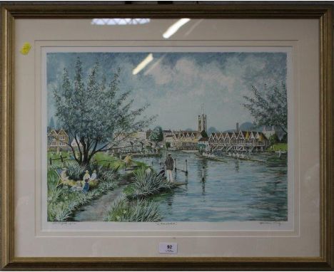 Jeremy King'Leander'Artist's proof print 28/30signed in pencil36 x 51 cm 