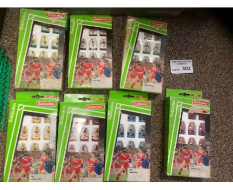 Diecast : Subbuteo - Large collection including full steno, teams in boxes &amp; some players loose 2 boxes