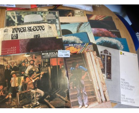 Records : BOB DYLAN albums (14) nearly all different - conditions vary