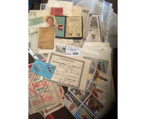 Collectables : A superb case of vintage ephemera, postal history, pools info/leaflets glass neg plates, cards, packets - wond