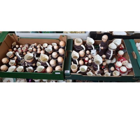 A large collection of Goebel figures mainly monks  