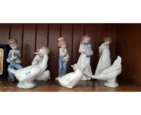 8 Nao figurines  All in good condition with no chips, cracks or previous repair