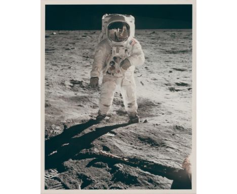 Neil Armstrong The most iconic image from the Apollo 11 mission. A portrait of Buzz Aldrin with the Lunar Module and the phot