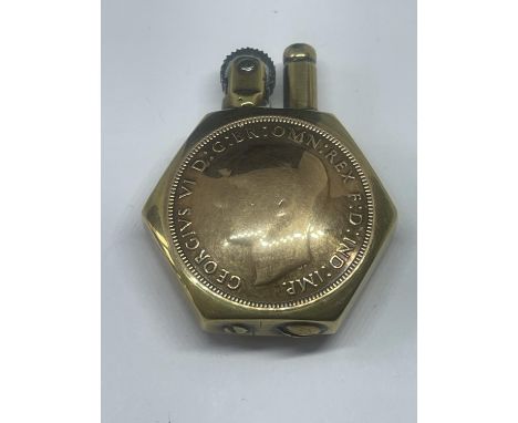 A 1937 ONE PENNY TRENCH ART LIGHTER 
