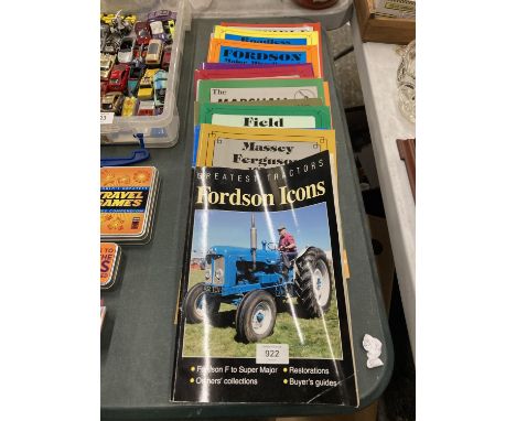 A COLLECTION OF EIGHTEEN CLASSIC TRACTOR MAGAZINES TO INCLUDE, FORDSON, MASSEY FERGUSON, DAVID BROWN, ETC 