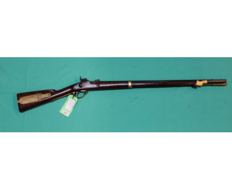 A USA model 1841 percussion rifle with .54" bore, A.K.A. 'Mississippi rifle' by E Whitney, made 1843-1855, this fine example 