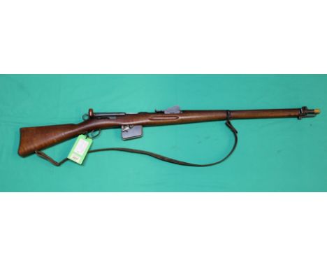 A Swiss Schmidt Rubin model 1889 'straight pull' 7.5 x 53.5mm cal rifle, this fine example with matching numbers is complete 