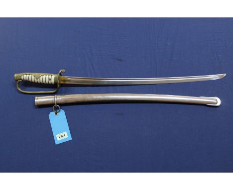 A Japanese (PATTERN) officers sword with scabbard