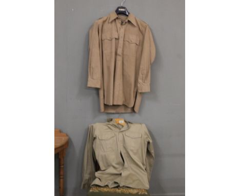 Two sets of Royal Navy 'light' shirts and shorts