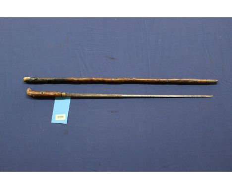 A vintage swordstick (some restoration)