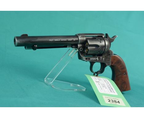 A Umarex 'Colt S.A.A .45" (antique finish) CO2 .177 cal air pistol, 'as new' with original box, as a post 1939 air weapon the