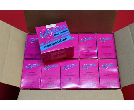 Ten boxes (two hundred and fifty) 12 bore cartridges, Lyalvale express one ounce high velocity 7.5 shot, this item can only b