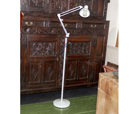An anglepoise lamp