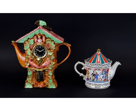 A Sadler Limited Edition Collectors Teapot 'Edwardian Entertainments, Circus' Small teapot in the form of an Edwardian Big To