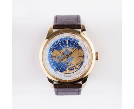 Jaeger-LeCoultre. Herren-Armbanduhr 'Geophysic Universal Time'. 2016. 18 kt. Roségold, gest., Automatik, Ref. Q8102520, Kalib