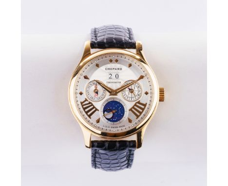 Chopard. Herren-Armbanduhr 'Perpetual Calendar L.U.C Lunar One'. 2009. 18 kt. Roségold, gest., Automatik, Ref. 16/1894-5001, 