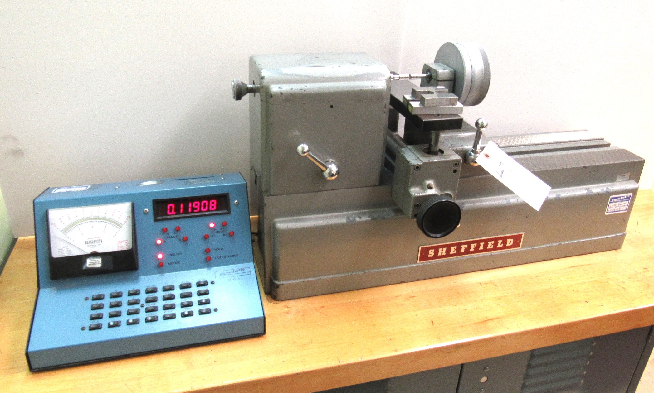 Sheffield Mod. 513HG Super Precision Micrometer W/ Blanchette BTG1