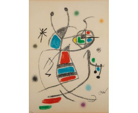   JOAN MIRÓ  1893 Montroig - 1983 Calamajor (Mallorca)    BLATT 8 AUS RAFAEL ALBERTIS 'MARAVILLAS CON VARIACIONES ACRÓSTICAS 