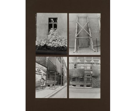   GERT KAMPENDONK  1949 Krefeld    KREFELDER ANSICHTEN (1969-1971)     Jew. Silbergelatineabzüge, auf Karton montiert. Jew. 2