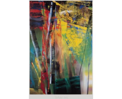   GERHARD RICHTER  1932 Dresden - lebt und arbeitet in Köln und Düsseldorf    VICTORIA I     Farboffsetlithografie auf leicht