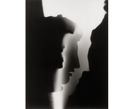 Neusüss, Floris M. -- Rondanini Medusa, Glyptothek, Munich. 2002. Vintage gelatin silver after a photogram. 36 x 17 cm (40,2 