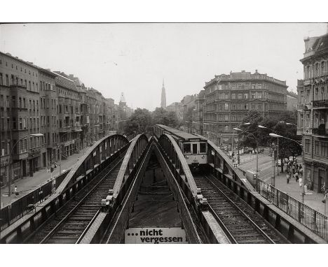 Paris, Robert -- Berlin. 1980s. 2 vintage gelatin silver prints. 10,5 x 14,8 cm and 18,3 x 24 cm. Both signed by the photogra