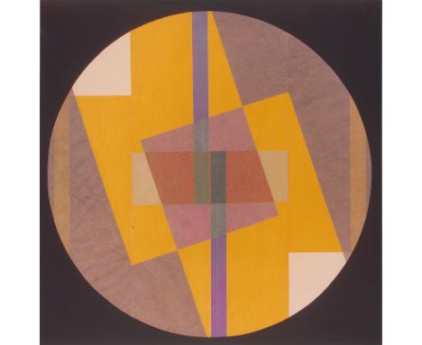 Hoepffner, Marta -- "Räumliche Strukturen II". 1979. Chromogenic print on Kodak paper. 21,5 x 21,2 cm. Tipped in edges to car