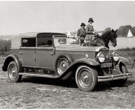 Munkácsi, Martin -- Horseback riding at Wannsee. 1930s. 2 vintage ferrotyped gelatin silver prints on doubleweight paper. Eac