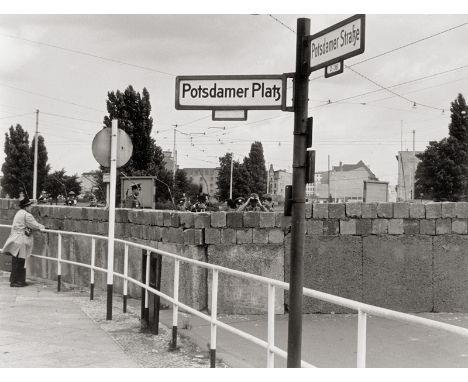 [*] Berlin Wall -- Photographer unknown. Early views of the Berlin Wall. 1961. 25 vintage gelatin silver prints on doubleweig