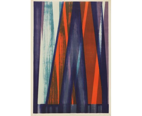 *Stanley Jones (b.1933) ‘Madron’ lithograph on Arches, 1971, Artists Proof, signed, inscribed and dated '72 in pencil, ‘Curwe