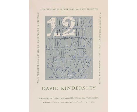 *David Kindersley (1915-1995) three posters for The Hobson Gallery, Cambridge, 1983 silkscreen sheet 64 x 45cm (3) *Artist's 