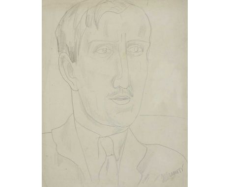 Jessica Dismorr (1885-1939) Portrait of Robin Ody signed l.r., pencil 23 x 17.5cmCondition report: The paper has discoloured 
