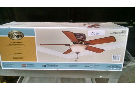 Hampton Bay 44 Tarnished Bronze Hawkins Ceiling Fan Retail 69