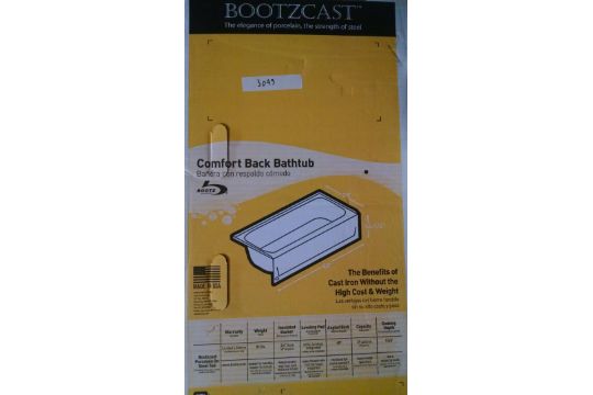 Bootzcast 5 White Right Hand Comfort Back Soaking Tub Retail