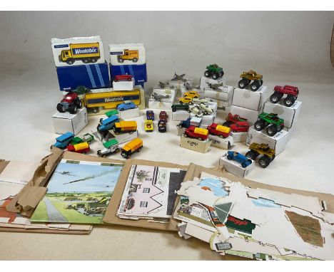 A large collection of model vehicles, all boxed including Lledo, Corgi, Tonka, etc (approx 40).