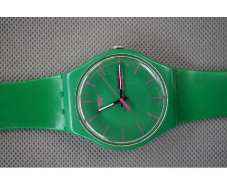 Swatch Watch with Rubber Strap