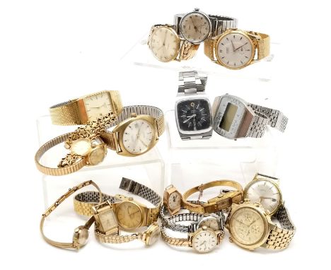 Qty of mechanical / quartz wristwatches inc Zenith etc - for spares / repairs 