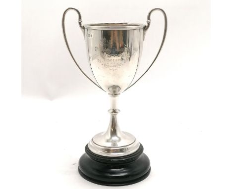 1913 Duke of Cornwall's Light Infantry silver trophy presented by Charles J Eunor to A company 5th DCLI (Liskeard) and won by