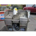 Cecilware Double Fryer, Model GF 16a, 16 Lb Capacity