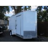 2015 Freedom 14' x 6' Trailer, V Nose, Ramp Gate, Side Door, VIN# 5WKBE121XG1036329; ESTATE WILL