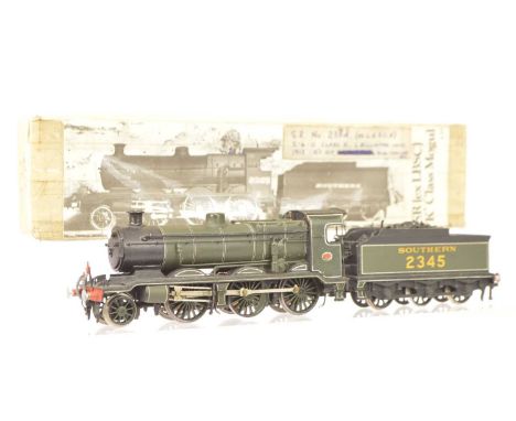 K's Kitbuilt 00 Gauge Southern Olive green Mogul 2-6-0 L B Billington K Class 2345 Locomotive and Tender, built and finished 