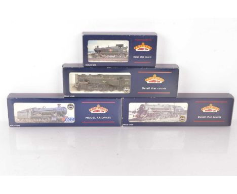 Bachmann OO Gauge BR Steam Locomotives, all boxed in BR green livery, locomotives with tenders, 32-500 Class 5MT 73068, 32-00