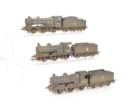 Kitbuilt and Bachmann modified 00 Gauge BR black 0-6-0 Locomotives and Tenders (3), Kitbuilt Class J11 64346 and Class J39/2 