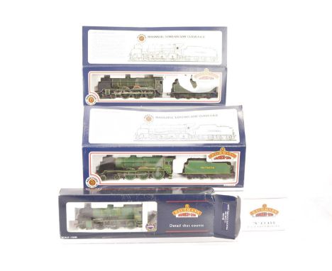 Bachmann OO Gauge SR Steam Locomotives with Tenders, all three boxed, 32-155 N Class 1864, 31-401 Lord Nelson class 864 Sir M