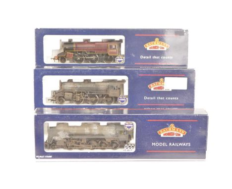 Bachmann OO Gauge Steam Locomotives and Tenders, three boxed examples, 32-175 Crab Class 13098 in LMS crimson, 32-176 Crab cl